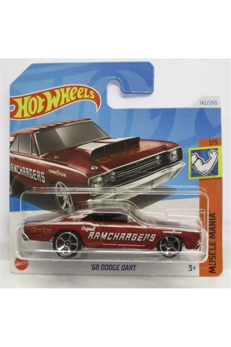 Hot Wheels Tekli Araba Dodge Dart Kırmızı