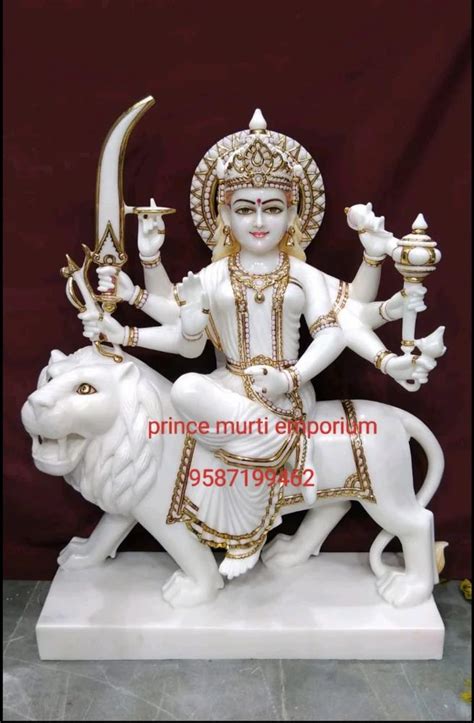 Marble Durga Mata Statue Home At Rs In Alwar Id