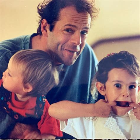 Rumer Willis thanks dad Bruce for teaching her to be silly