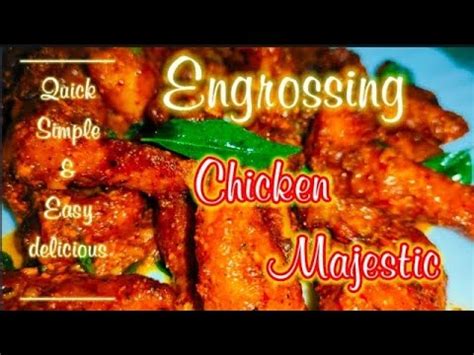 Hyderabadi Chicken Majestic Chicken Appetizer Recipe Youtube