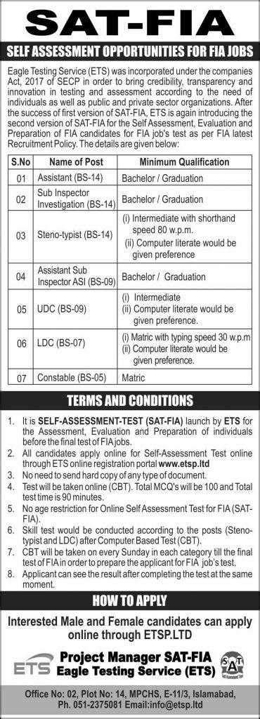 Federal Investigation Agency Jobs 2021 Latest Jobs In Pakistan