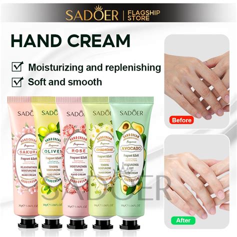 Sadoer Lady Avocado Refreshing Non Greasy Moisturizing Soft Hand Cream