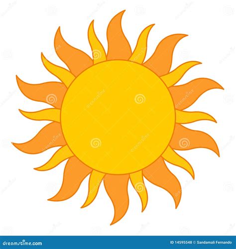 Sun Logo Vector Illustration | CartoonDealer.com #14595548