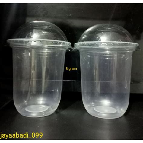 Jual Gelas Plastic Cup Pp Oz U Round U Shape Boba Capsul Bulat