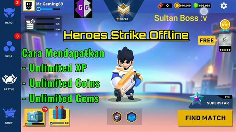 Heroes Strike Offline Unlimited Gems Youtube