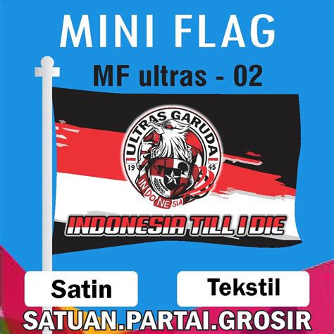 Jual Cetak Bendera Printing Motif Ultras Mini Flag Custom Ultras