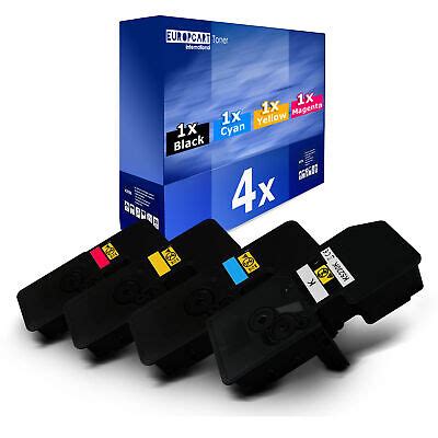 4x Europcart Cartridge XXL For Kyocera Ecosys P 5021 Cdw M 5521 Cdw M