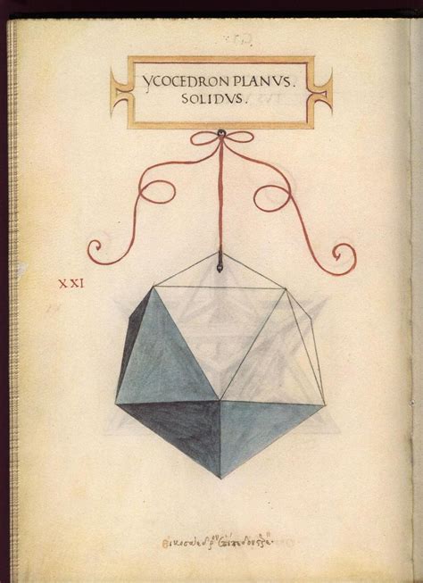 Geometric Figure: Octahedron planus solidus by Leonardo da Vinci (1496 ...