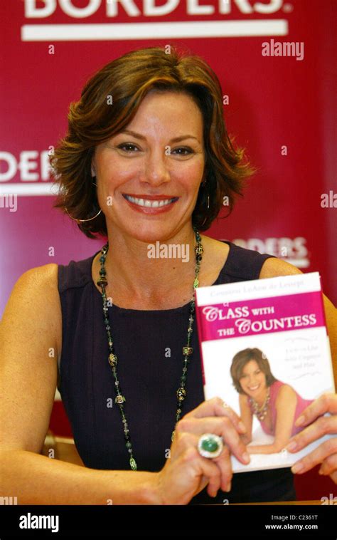 New York City Countess Luann De Lesseps Star Of The Real Housewives Signs Copies Of Her Book