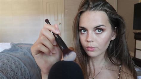 Asmr Brushing Away Your Stress Makeup Brush Sounds Youtube