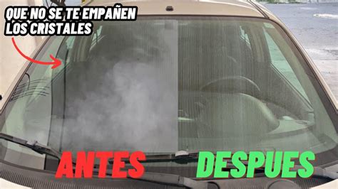 TRUCO PARA EVITAR QUE SE EMPAÑEN LOS CRISTALES DE TU AUTO DE FORMA