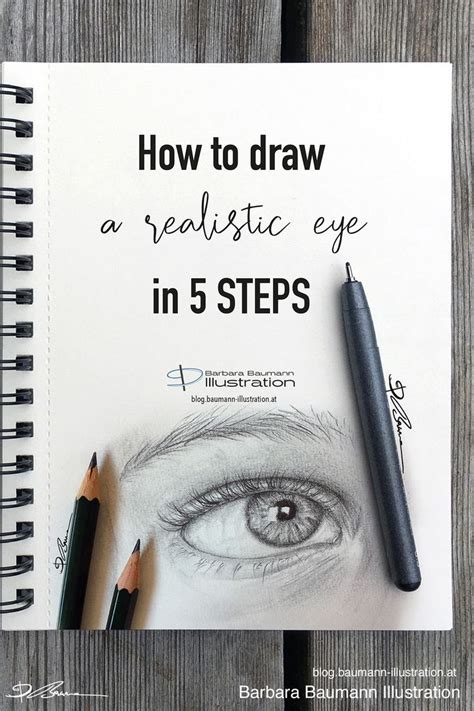 Free PDF How To Draw A Realistic Eye In 5 Easy Follow Steps With