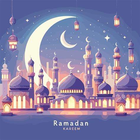 Free Vector Eid Mubarak Festival Moschea Saluto Sfondo Vettore Premium