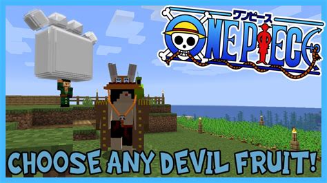 Choose Any Devil Fruit Minecraft One Piece Mod Youtube