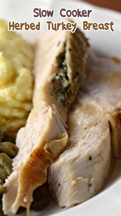 Slow Cooker Herbed Turkey Breast Recipe