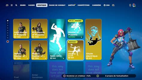 Nouvelle Emote Boutique Fortnite Du 20 Juin 2024 Youtube