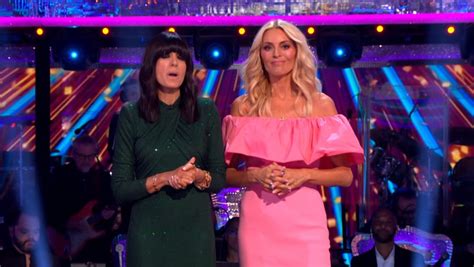 Strictly: Tess and Claudia introduce show in pink and green outfits