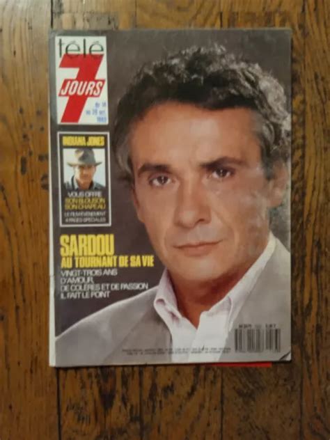 Magazine T L Jours De Michel Sardou Eur Picclick Fr