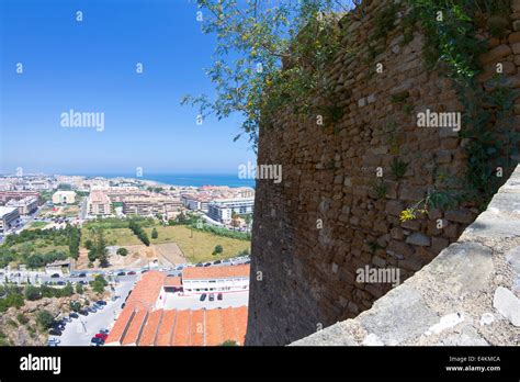 Arabic castle in Denia Spain Stock Photo - Alamy