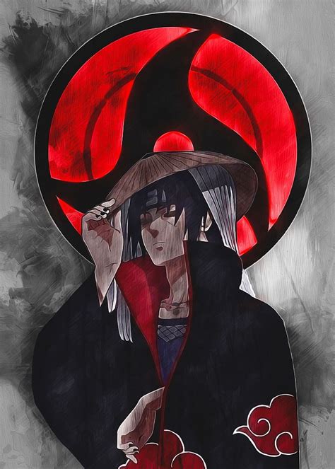 Uchiha Itachi Poster Print By Sobat Coolren Displate In