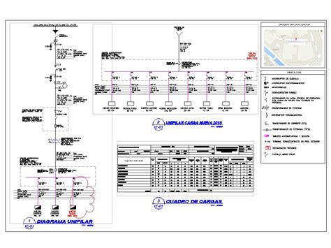 Diagrama Unifilar Y Cuadro De Cargas 32925 Kb Bibliocad