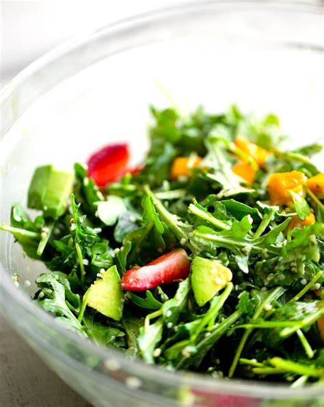 Spring Fruit + Avocado Salad - HealthyHappyLife.com