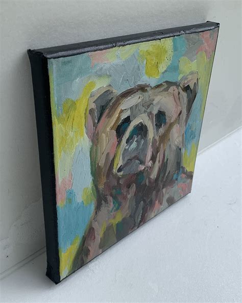 Bear Painting Bear Abstract Painting Bear Oil Painting Bear Wall ...