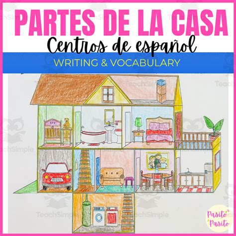 Partes De La Casa Parts Of The House In Spanish Vocabulary And