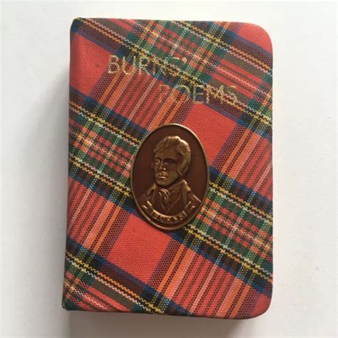 Vintage Robert Burns Classic Poems Midget Classics Tartan Cover