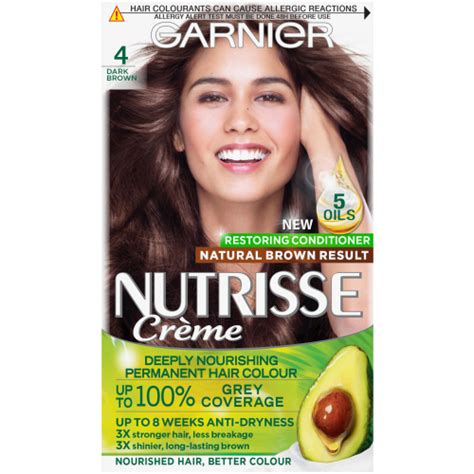 Garnier Nutrisse Creme Deeply Nourishing Permanent Hair Colour Cocoa 40 Clicks