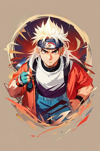 Premium Photo | A picture of a guy with a goggles on naruto artstyle ai ...