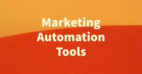 The Top Marketing Automation Tools For Small Businesses Factober