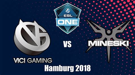 Vici Gaming Vs Mineski Game Bo Group Stage Day Esl One Hamburg