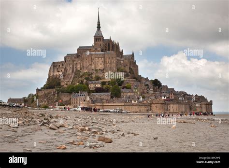 Mont Saint Michel Abbey Normandy France Stock Photo Alamy