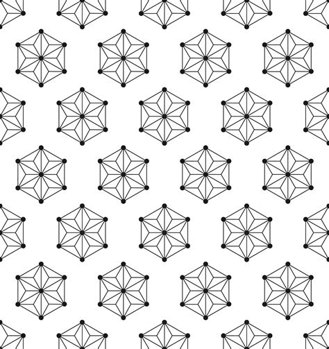 Seamless geometric black and white pattern 19470225 Vector Art at Vecteezy