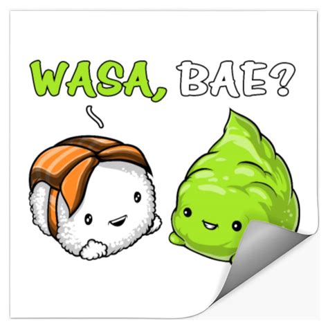 Sushi Wasa Bae Funny Wasabi Joke Sold By Devesh Singh Sku