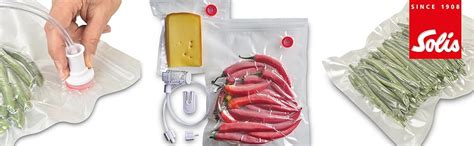 Solis Zip Vacuum Bag Set Plastic Transparent Amazon Co Uk