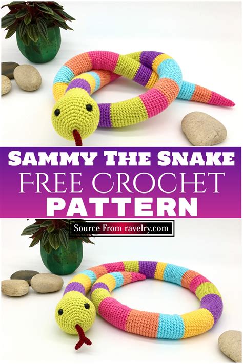 Try These Fun Free Crochet Snake Patterns