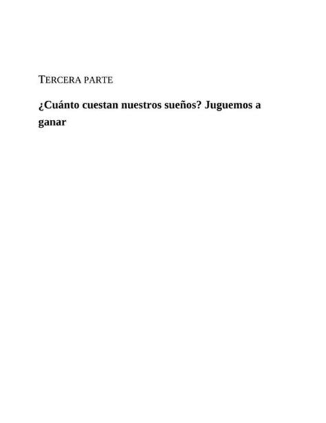 Cuanto cuestan nuestros sueños Juguemos a ganar Economía mundial uDocz