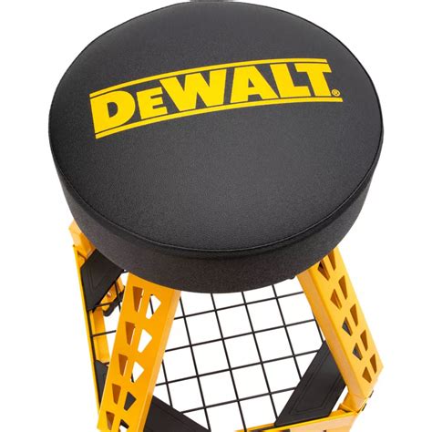 Dewalt Swivel Shop Stool Garage And Tool Organization Patio Garden