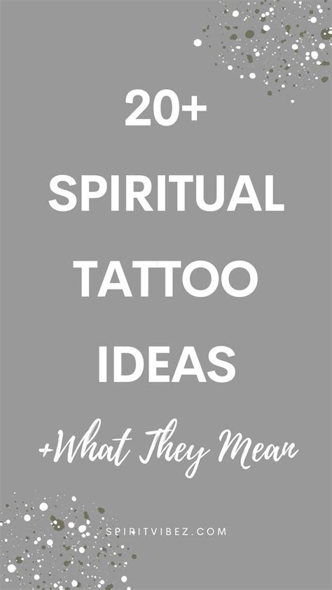 22 Spiritual Tattoo Ideas And Their Meaning Spiritvibez Spiritual