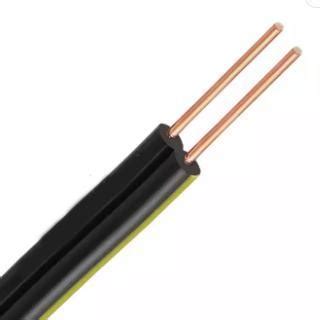 L Drop Wire Telephone Cable Bare Copper Or CCS 2 Cores Flat Drop Cables