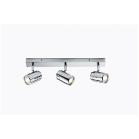 Knightsbridge Ba B C Ip Gu Chrome Triple Bar Bathroom Spotlight