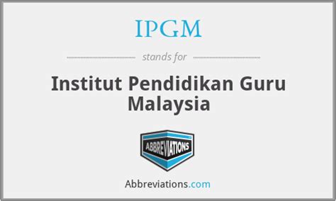 Logo Institut Pendidikan Guru Malaysia