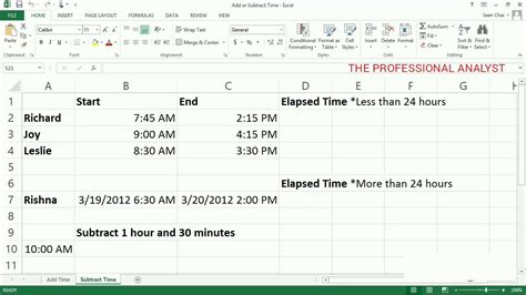 How To Subtract Date And Time In Excel । Excel Training Episode 16 Youtube