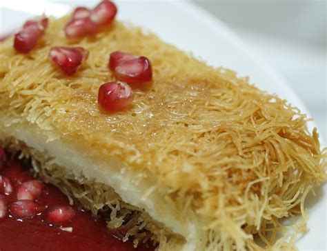 Shredded Phyllo Pastry With Cheese Kunafa Bi Jibin Desserts Arabic Sweets Recipes Greek