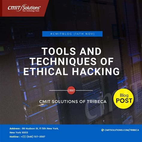 Tools And Techniques Of Ethical Hacking Cmit Solutions Tribeca