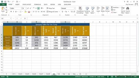 Microsoft Excel Charts In Detail Tutorial Deciding On The Data To