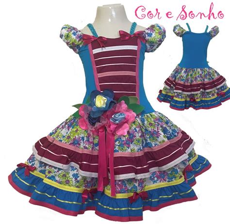 Vestido Festa Junina Menina Infantil Elo7 Produtos Especiais Atelier