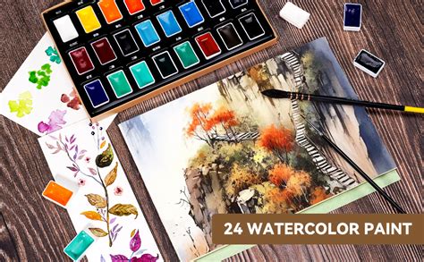 Amazon Paul Rubens Watercolor Paint For Adults 24 Water Colors